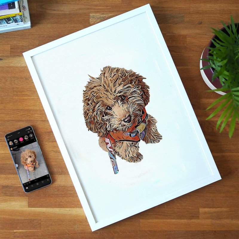 Customizable Pet Print - Pet Face (5462919217308)