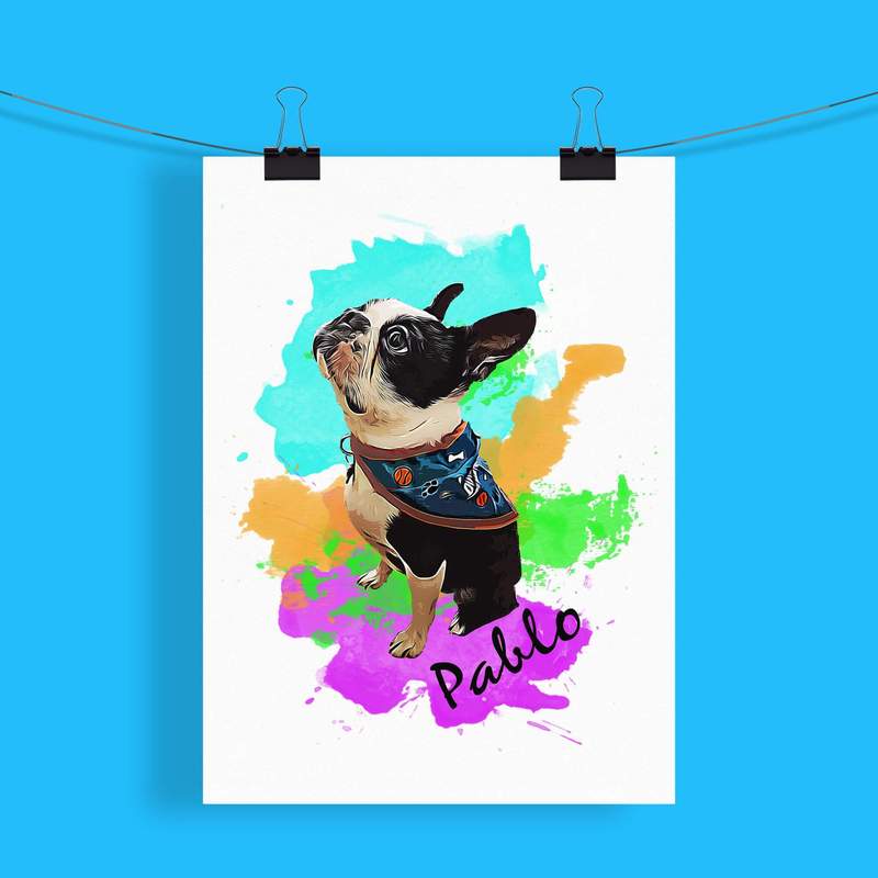Customizable Pet Print - Portrait (5462284304540)